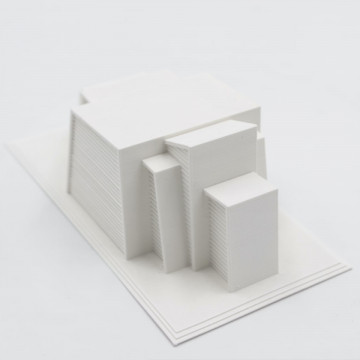 Macheta casa printata 3D din filament add north Textura Matte White 750g - Filamente3D.ro