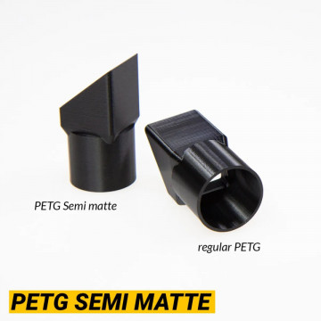 Adaptor printat din filament colorFabb PETG Semi-Matte Black 750g si din PETG normal - Filamente3D.ro