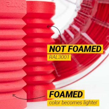 Printuri din filament ColorFabb Varioshore TPU Red 700g - Filamente3D.ro