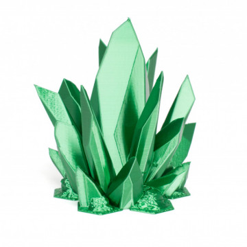 Cristal printata 3D din filament FormFutura High Gloss PLA Green (verde) 750g - Filamente3D.ro