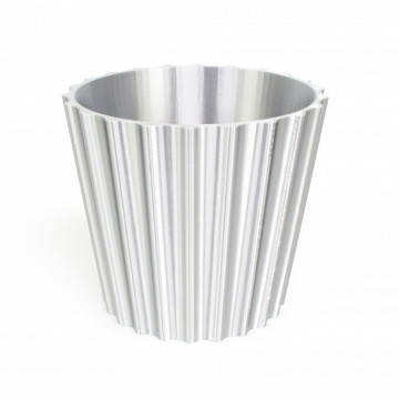 Vaza printata 3D din filament FormFutura High Gloss PLA Silver (argintiu) 750g - Filamente3D.ro
