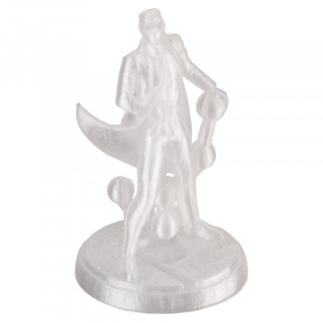Statueta Polyman printata 3D din filament Polymaker PolyLite PC Transparent 1kg - Filamente3D.ro