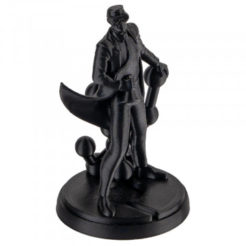 Statueta Polyman printata 3D din filament Polymaker PolyLite ABS Black (negru)1kg - Filamente3D.ro