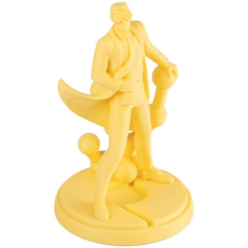 Statueta Polyman printata 3D din filament Polymaker Panchroma PLA Matte Pastel Banana (galben deschis)1kg - Filamente3D.ro