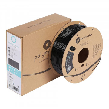 Ambalaj si rola de filament Polymaker PC-PBT Black (negru)1kg - Filamente3D.ro