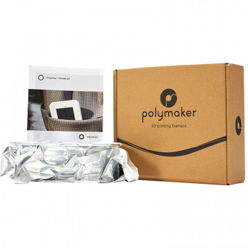 Ambalare filament Polymaker PolyFlex TPU95A HF White 1kg - Filamente3D.ro