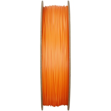 Vedere laterala rola filament Polymaker PolyFlex TPU-95A Orange 750g - Filamente3D.ro