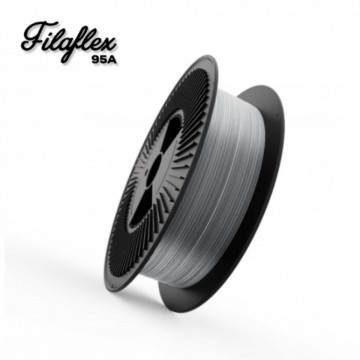 Filament Recreus FilaFlex Medium 95A Clear (transparent) 3kg - Filamente3D.ro