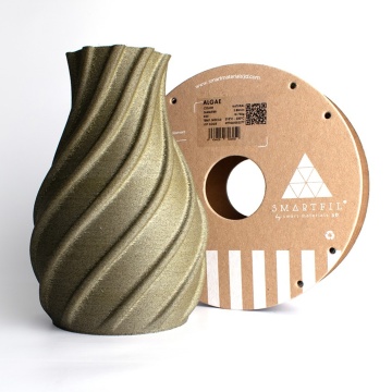 Rola si vaza printata din filament Sustainable SmartFil PLA Algae Natural (natural) 750g - Filamente3D.ro