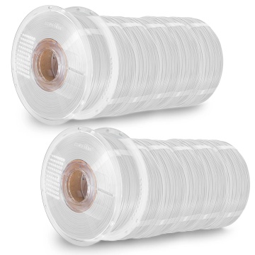 Pachet filamente 1.75 mm AzureFilm Super-pack ReFill PLA White (alb)