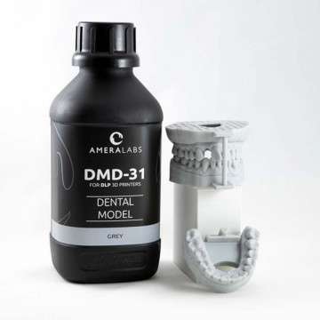 Sticla si mulaje dentare printate din rasina AmeraLabs DMD-31 Grey - Filamente3D.ro