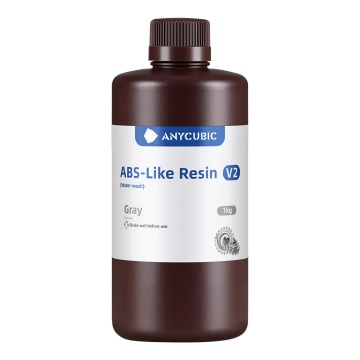 Sticla de rasina Anycubic ABS Like Resin V2 Gray 1kg - Filamente3D.ro