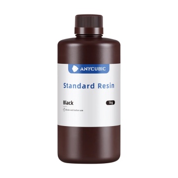 Sticla de rasina Anycubic Standard UV Resin Black 1kg - Filamente3D.ro