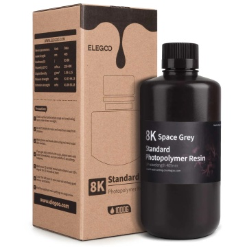 Ambalaj si sticla de rasina Elegoo Standard 8K Space Grey - Filamente3D.ro