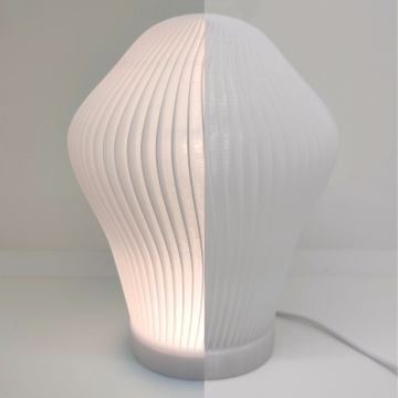 Abajur cu bec aprins si stins printat din filament PETG Lumos Moon Light 1kg - Filamente3D.ro