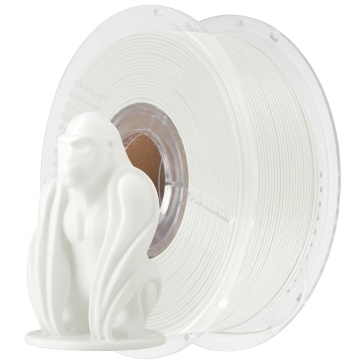 Filament 1.75 mm AzureFilm PLA Original White (alb) 1kg
