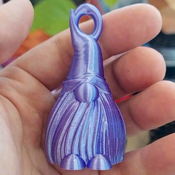 Ornament pitic printat din filament 1.75 mm AzureFilm PLA Silk Lila (violet) 1kg
