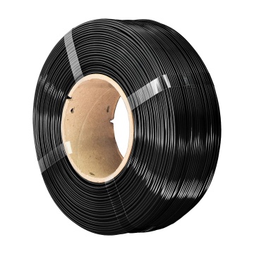 Filament 1.75 mm AzureFilm ReFill PETG Hyper Speed Black (negru) 1kg