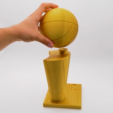 Obiect printat din filament AzureFilm PLA Silk Gold 1kg - Filamente3D.ro