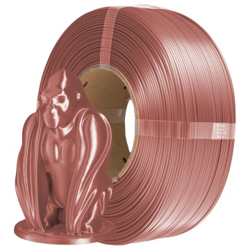 Filament 1.75 mm AzureFilm ReFill PLA Silk Dark Copper (cupru) 1kg