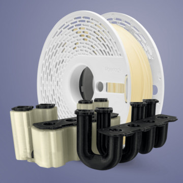 Rola si piese tehnice printate cu suport din filament Fiberlogy BVOH 500g - Filamente3D.ro