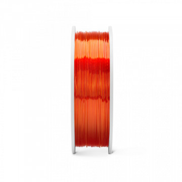 Lateral rola de filament 1.75 mm Fiberlogy Easy ABS Orange Transparent (portocaliu transparent) 750g - Filamente3D.ro
