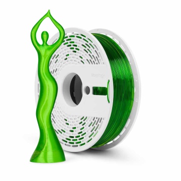 Rola si statueta printata din filament 1.75 mm Fiberlogy HS PLA CLEAR Light Green (verde transparent) 850g - Filamente3D.ro