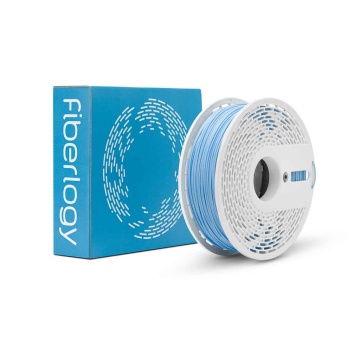 Ambalaj si rola de filament Fiberlogy Matte PET-G Pastel Blue 850g - Filamente3D.ro