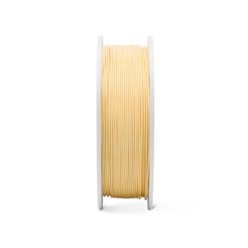 Lateral rola de filament Fiberlogy Matte PET-G Pastel Yellow 850g - Filamente3D.ro