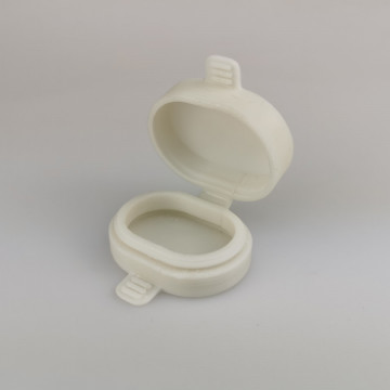 Cutie ovala printata din filament Fiberlogy PP Natural 750g - Filamente3D.ro