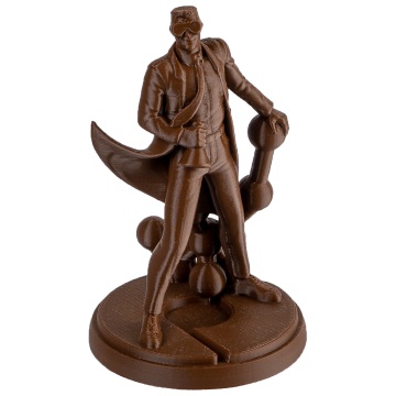 Statueta Polyman printata din filament 1.75 mm Polymaker Panchroma CoPE Brown 1kg - Filamente3D.ro