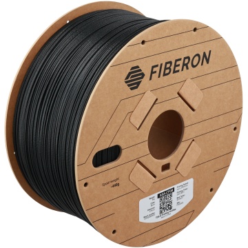Filament 1.75 mm Polymaker Fiberon ASA-CF08 Black (negru) 3kg