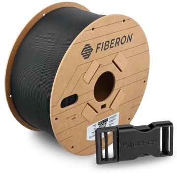 Catarama rucsac printata din filament Polymaker Fiberon PA612-CF15 Black 3kg - Filamente3D.ro