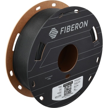 Filament 1.75 mm Polymaker Fiberon PA612-ESD Black (negru) 500g