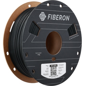 Vedere rola de filament Polymaker Fiberon PET-GF15 Black 1kg - Filamente3D.ro