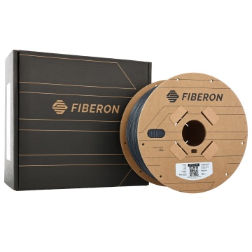 Ambalaj si rola de filament 1.75 mm Polymaker Fiberon PPS-CF10 (negru) 3kg - Filamente3D.ro