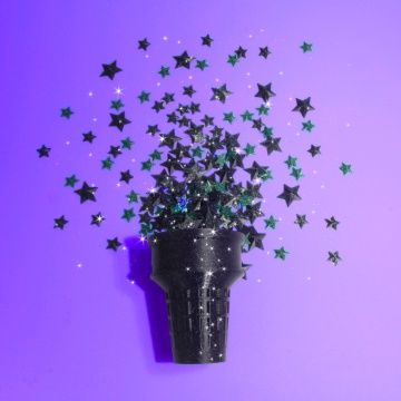 Panchroma Galaxy PLA Dark Green cu particule de aluminiu pentru efect lucios și printuri decorative - Filamente3D.ro