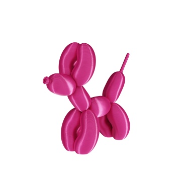 Catel printat din filament Polymaker Panchroma PLA Silk Magenta - Filamente3D.ro