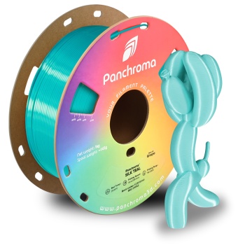 Rola si animalut printat din filament Polymaker Panchroma PLA Silk Teal - Filamente3D.ro