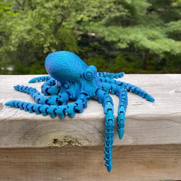 Caracatita flexi Panchroma Starlight PLA Neptune cu efect holografic, ideală pentru imprimare 3D - Filamente3D.ro