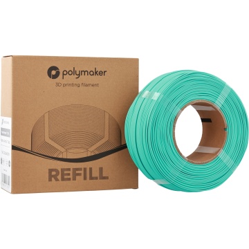 Cutie si rezerva de filament 1.75 mm Polymaker Refill Panchroma PLA Matte Arctic Teal 1kg - Filamente3D.ro