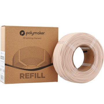 Cutie si rezerva de filament 1.75 mm Polymaker Refill Panchroma PLA Matte Army Beige 1kg - Filamente3D.ro