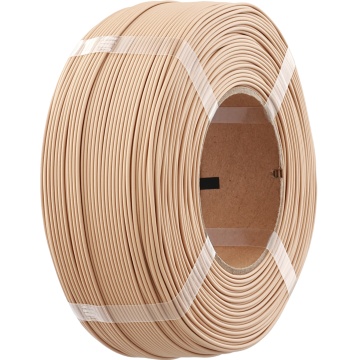 Vedere frontala rezerva de filament 1.75 mm Polymaker Refill Panchroma PLA Matte Pastel Peanut 1kg - Filamente3D.ro