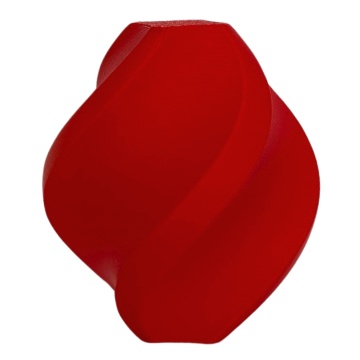 Vaza printata din filament 1.75 mm Professional Lab PLA Plus Rosu 1kg - cu logo
