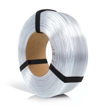 Rezerva de filament Rosa 3D ReFill PETG Standard HS Transparent 1kg - Filamente3D.ro