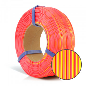 Rezerva de filament si macro rola de filament Rosa3D Refill PLA Magic Neon 1kg - Filamente3D.ro