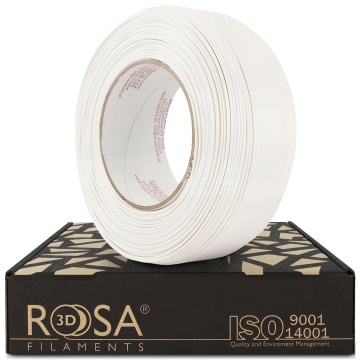 Filament 1.75 mm Rosa 3D ReFill PLA Speed Matt White (alb) 1kg