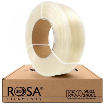Filament 1.75 mm Rosa 3D ReFill PLA Starter Natural Transparent (natural) 1kg
