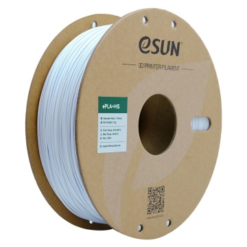 Filament 1.75mm eSun PLA+HS High Speed Cold White (alb) 1kg