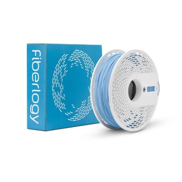 Ambalaj si rola de filament Fiberlogy Matte PLA Pastel Blue 850g - Filamente3D.ro